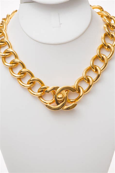 chanel schmuck gold|chanel choker necklace.